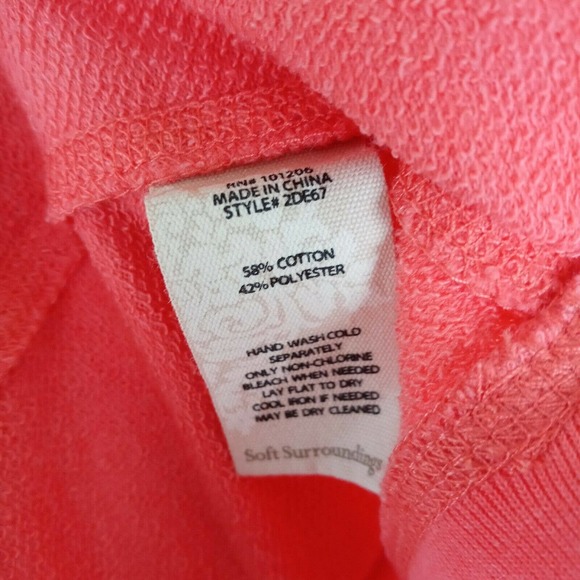 Soft Surrounding T Shirt Hoodie Cover Up Dress - Picture 8 of 12